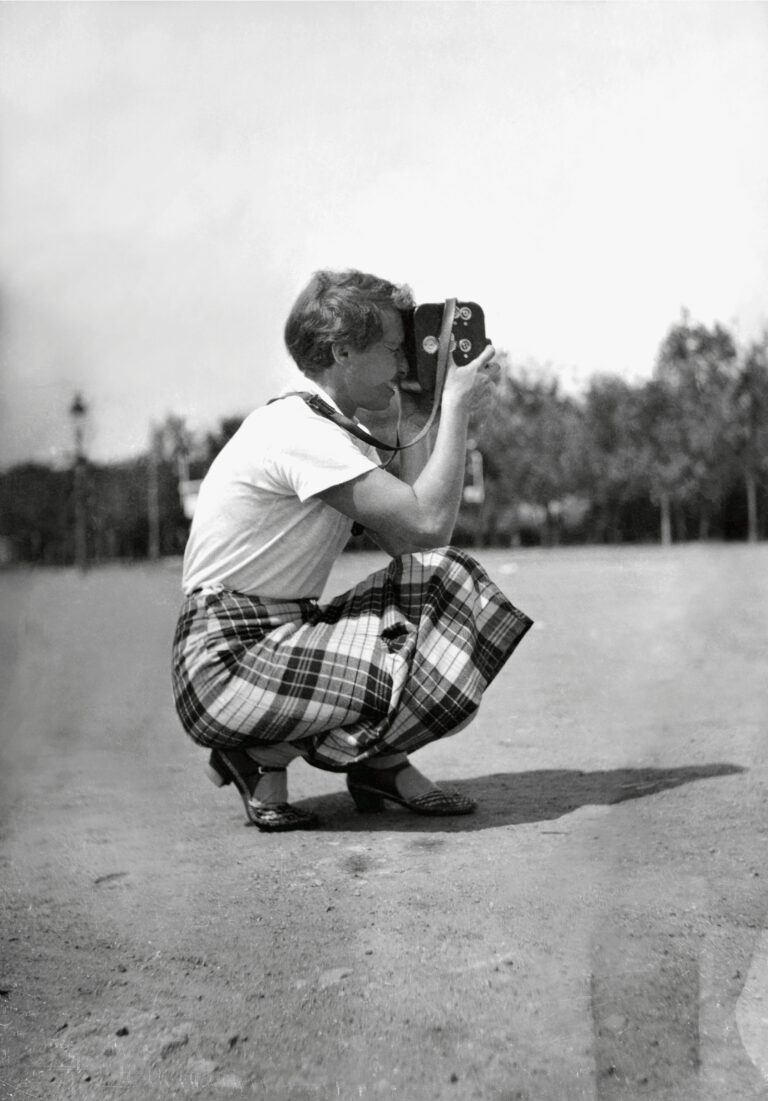 Experimentierte mit Fotografie: Ella Bergmann-Michel. © Sprengel Museum Hannover/Archiv Robert Michel und Ella Bergmann-Michel.