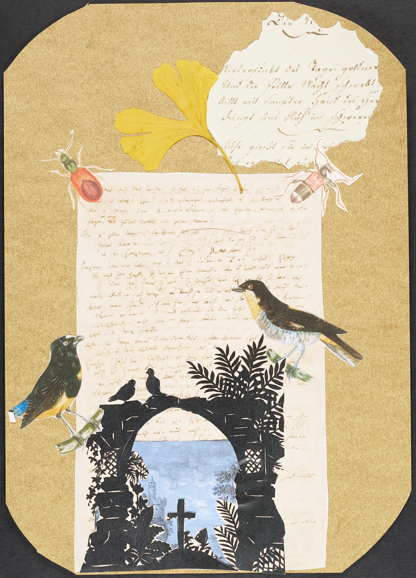 Collage zum Jugendgedicht von Georg Büchner