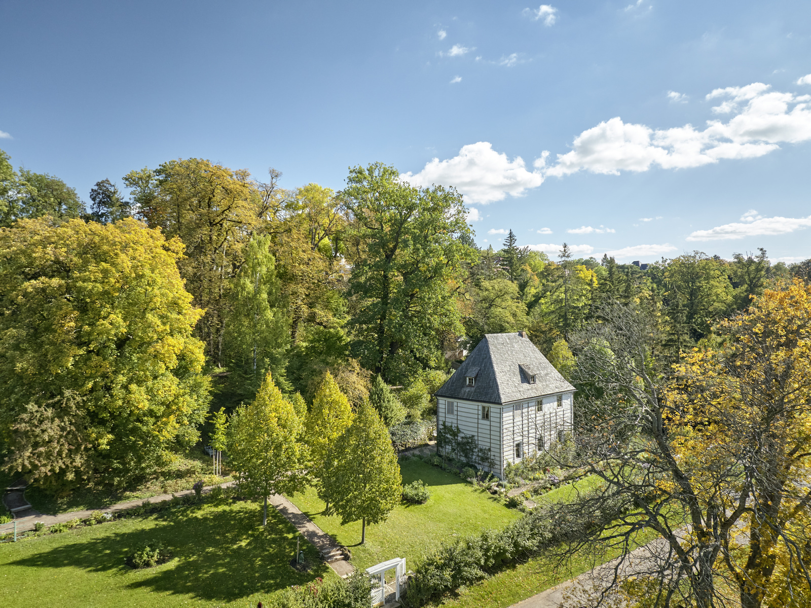 Für viele das Urbild des deutschen (Garten-)Hauses, für Goethe ein Rückzugsort, © Klassik Stiftung Weimar